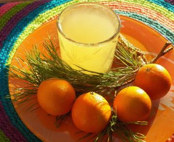 Mandarin-gran drikk med vitamin C. Julen nyhet 2020!