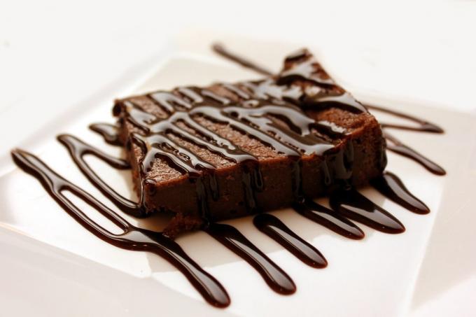 Klassisk mørk sjokolade kake