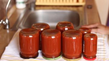 Hjemmelaget tomatsaus for vinteren 🍅 Høsting Tomato Ketchup