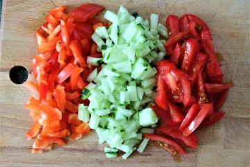 Salat "Ziff". Deilig og lett å tilberede