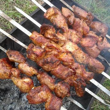 Marinade for shish kebab med Coca-Cola