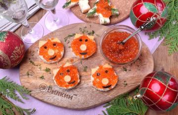 Nyttårssmørbrød med kaviar