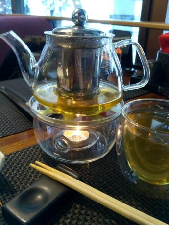 Og den tradisjonelle grønn te.
