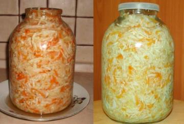 Sauerkraut i saltlake