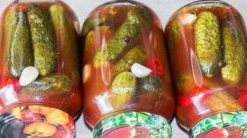 Agurker i tomatsaus for vinteren 🥒 Høsting agurker uten eddik