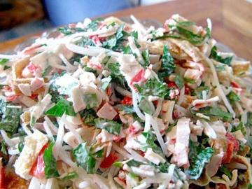 Fra denne salaten allerede sikle flyt! Besluttet å dele oppskriften sooo deilig salat "Gourmand"!