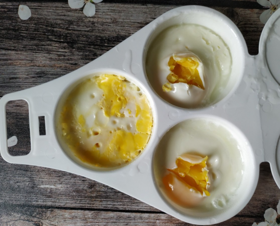 Skjema for matlaging egg i mikrobølgeovnen, prisen på 200 rubler. Bilder - Yandex. bilder