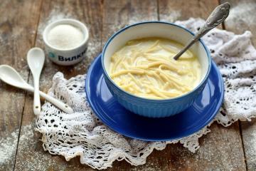 Melkesuppe med pasta