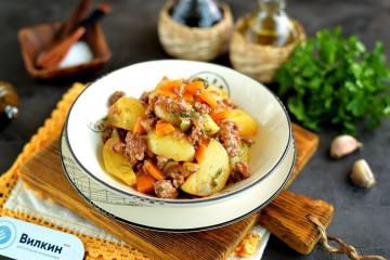 Stew poteter med kjøttdeig