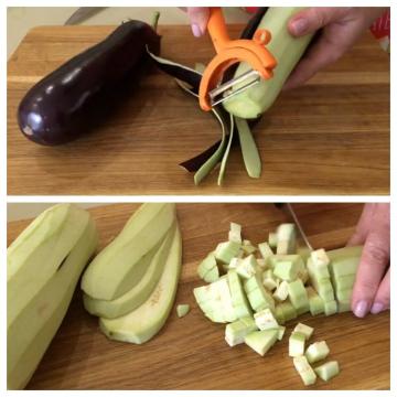 Anbud og saftige koteletter av aubergine