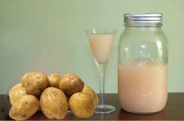 Behandling av potet juice: hva og hvordan du søker