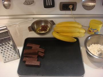 Uvanlig, deilig, delikat dessert "Chocolate Banana". Og klar til å tilgi.