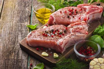 Høyre krydder for kjøtt: svinekjøtt, storfekjøtt og lam