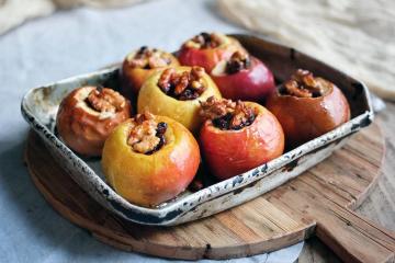 Hvordan lage bakt epler nyttige for pankreatitt?