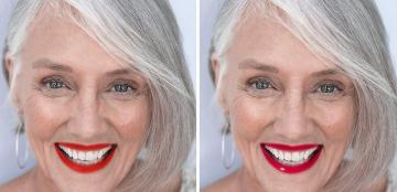 Hvordan å faktisk se for kvinner 50-60 med en matt leppestift