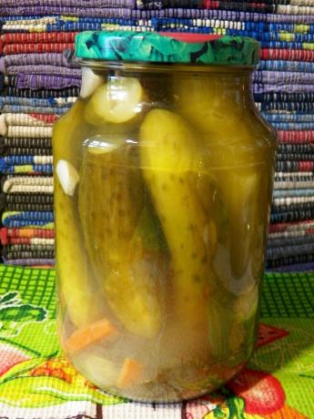 Pickles om vinteren uten eddik og sitronsyre