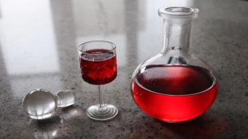 Cranberry Frukt likør med vodka eller alkohol