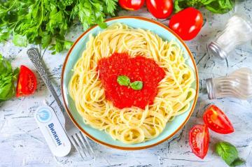 Deilig tomatsaus til spaghetti